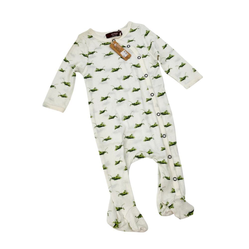 Milkbarn Grasshopper footsie one piece
